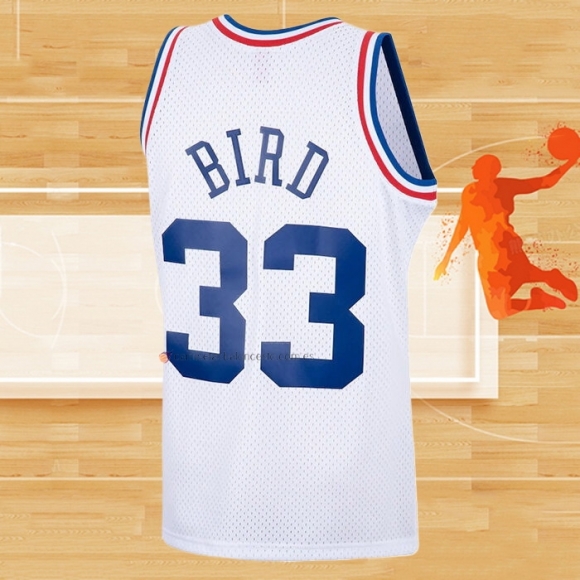 Camiseta All Star 1985 Larry Bird NO 33 Blanco