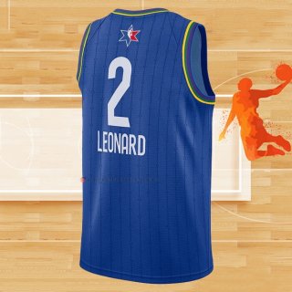 Camiseta All Star 2020 Los Angeles Clippers Kawhi Leonard NO 2 Azul