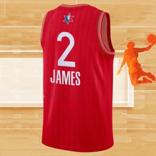 Camiseta All Star 2020 Los Angeles Lakers Lebron James NO 2 Rojo