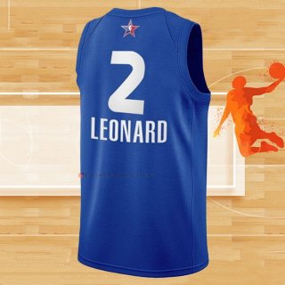 Camiseta All Star 2021 Los Angeles Clippers Kawhi Leonard NO 2 Azul