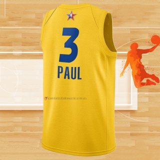 Camiseta All Star 2021 Phoenix Suns Chris Paul NO 3 Oro