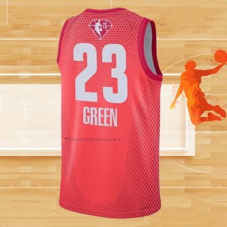 Camiseta All Star 2022 Golden State Warriors Draymond Green NO 23 Granate