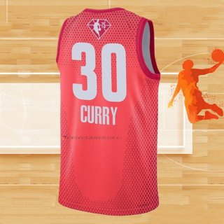 Camiseta All Star 2022 Golden State Warriors Stephen Curry NO 30 Granate