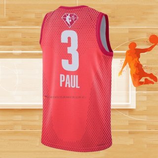 Camiseta All Star 2022 Phoenix Suns Chris Paul NO 3 Granate