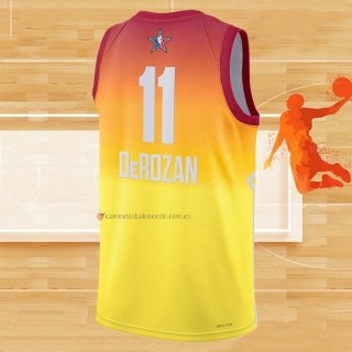 Camiseta All Star 2023 Chicago Bulls Demar Derozan NO 11 Naranja