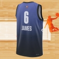 Camiseta All Star 2023 Los Angeles Lakers LeBron James NO 6 Azul