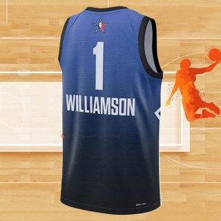 Camiseta All Star 2023 New Orleans Pelicans Zion Williamson NO 1 Azul