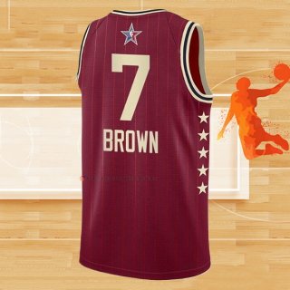 Camiseta All Star 2024 Boston Celtics Jaylen Brown NO 7 Rojo