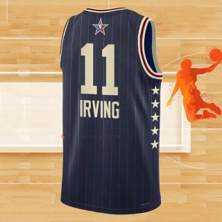 Camiseta All Star 2024 Dallas Mavericks Kyrie Irving NO 11 Azul