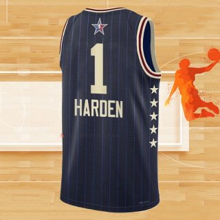 Camiseta All Star 2024 Los Angeles Clippers James Harden NO 1 Azul