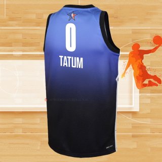 Camiseta Nino All Star 2023 Boston Celtics Jayson Tatum NO 0 Azul