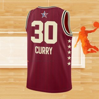 Camiseta Nino All Star 2024 Golden State Warriors Stephen Curry NO 30 Rojo