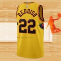 Camiseta Atlanta Hawks Cam Reddish NO 22 Ciudad 2021-22 Amarillo