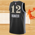 Camiseta Atlanta Hawks De'andre Hunter NO 12 Ciudad 2023-24 Negro