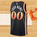 Camiseta Atlanta Hawks Personalizada Ciudad 2022-23 Negro