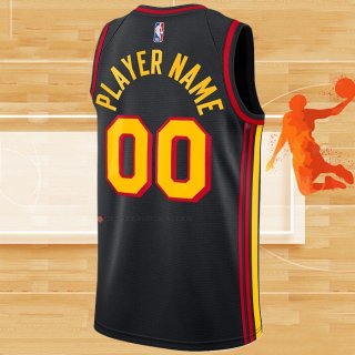 Camiseta Atlanta Hawks Personalizada Statement Negro