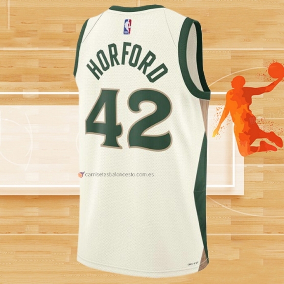 Camiseta Boston Celtics Al Horford NO 42 Ciudad 2023-24 Blanco