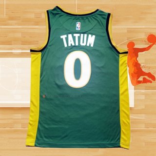 Camiseta Boston Celtics Jayson Tatum NO 0 2022-23 Verde