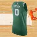 Camiseta Boston Celtics Jayson Tatum NO 0 Icon Autentico Verde