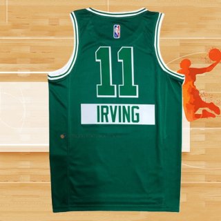 Camiseta Boston Celtics Kyrie Irving NO 11 Ciudad 2021-22 Verde