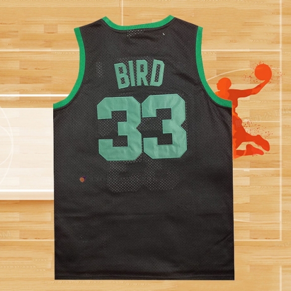 Camiseta Boston Celtics Larry Bird NO 33 Negro