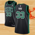 Camiseta Boston Celtics Larry Bird NO 33 Statement 2021-22 Negro