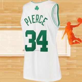 Camiseta Boston Celtics Paul Pierce NO 34 Mitchell & Ness 2007-08 Blanco