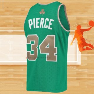 Camiseta Boston Celtics Paul Pierce NO 34 Mitchell & Ness 2007-08 Verde