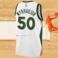 Camiseta Boston Celtics Sviatoslav Mykhailiuk NO 50 Ciudad 2023-24 Blanco