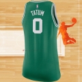 Camiseta Mujer Boston Celtics Jayson Tatum NO 0 Icon Verde