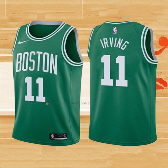 Camiseta Nino Boston Celtics Kyrie Irving NO 11 2017-18 Verde