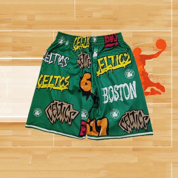 Pantalone Boston Celtics Just Don 2024 Verde