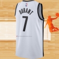 Camiseta Brooklyn Nets Kevin Durant NO 7 Association 2020-21 Blanco