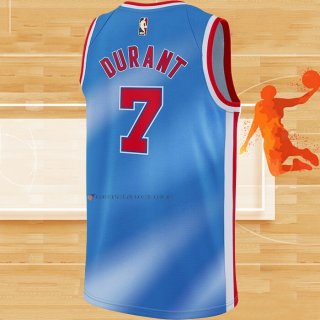 Camiseta Brooklyn Nets Kevin Durant NO 7 Classic 2020-21 Azul