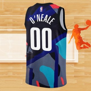 Camiseta Brooklyn Nets Royce O'neale NO 00 Ciudad 2023-24 Negro