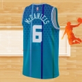 Camiseta Charlotte Hornets Jalen McDaniels NO 6 Ciudad 2021-22 Azul