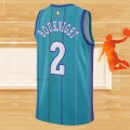 Camiseta Charlotte Hornets James Bouknight NO 2 Classic 2023-24 Verde