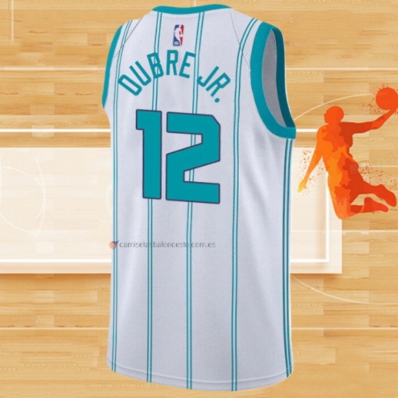 Camiseta Charlotte Hornets Kelly Oubre JR. NO 12 Association 2020-21 Blanco