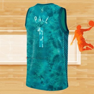 Camiseta Charlotte Hornets LaMelo Ball NO 1 Select Series 2023 Verde