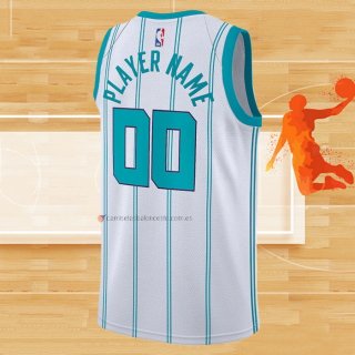 Camiseta Charlotte Hornets Personalizada Association 2020-21 Blanco