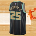 Camiseta Charlotte Hornets P.J. Washington JR. NO 25 Ciudad 2022-23 Negro