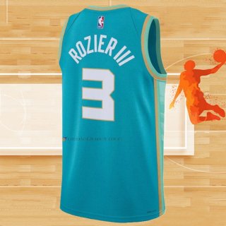 Camiseta Charlotte Hornets Terry Rozier III NO 3 Ciudad 2023-24 Verde