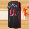 Camiseta Chicago Bulls Demar Derozan NO 11 Ciudad 2023-24 Negro