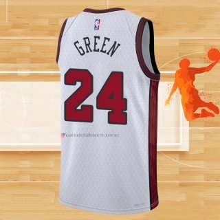 Camiseta Chicago Bulls Javonte Green NO 24 Ciudad 2022-23 Blanco