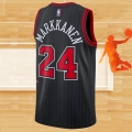 Camiseta Chicago Bulls Lauri Markkanen NO 24 Statement 2020-21 Negro