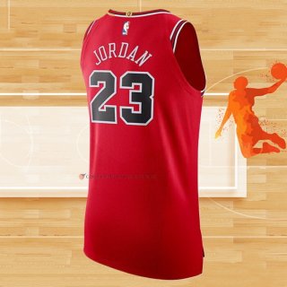 Camiseta Chicago Bulls Michael Jordan NO 23 Icon Autentico Rojo