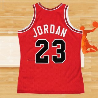 Camiseta Chicago Bulls Michael Jordan NO 23 Mitchell & Ness 1984-85 Rojo