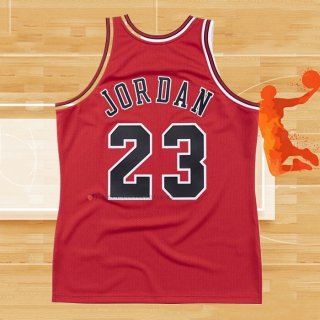 Camiseta Chicago Bulls Michael Jordan NO 23 Mitchell & Ness 1996-97 Rojo