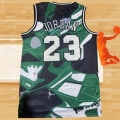 Camiseta Chicago Bulls Michael Jordan NO 23 Mitchell & Ness Verde