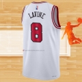 Camiseta Chicago Bulls Zach Lavine NO 8 Association 2021 Blanco